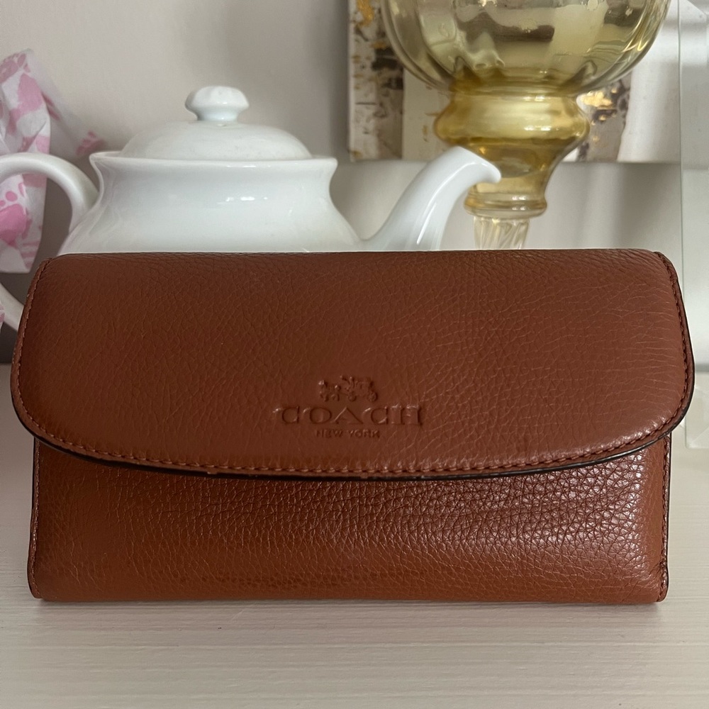 Coach leather wallet